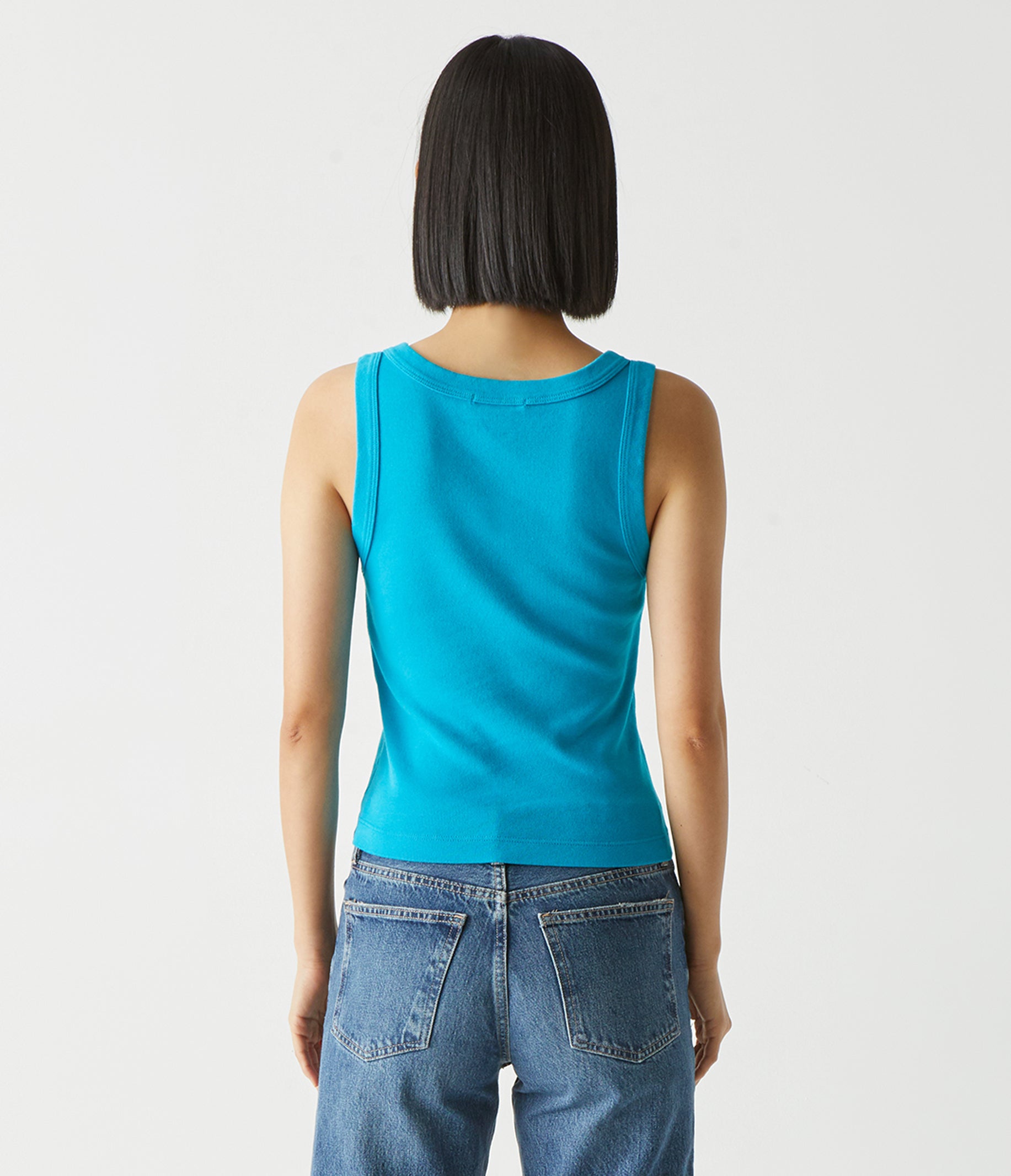 Johnnie Cropped Muscle Tank