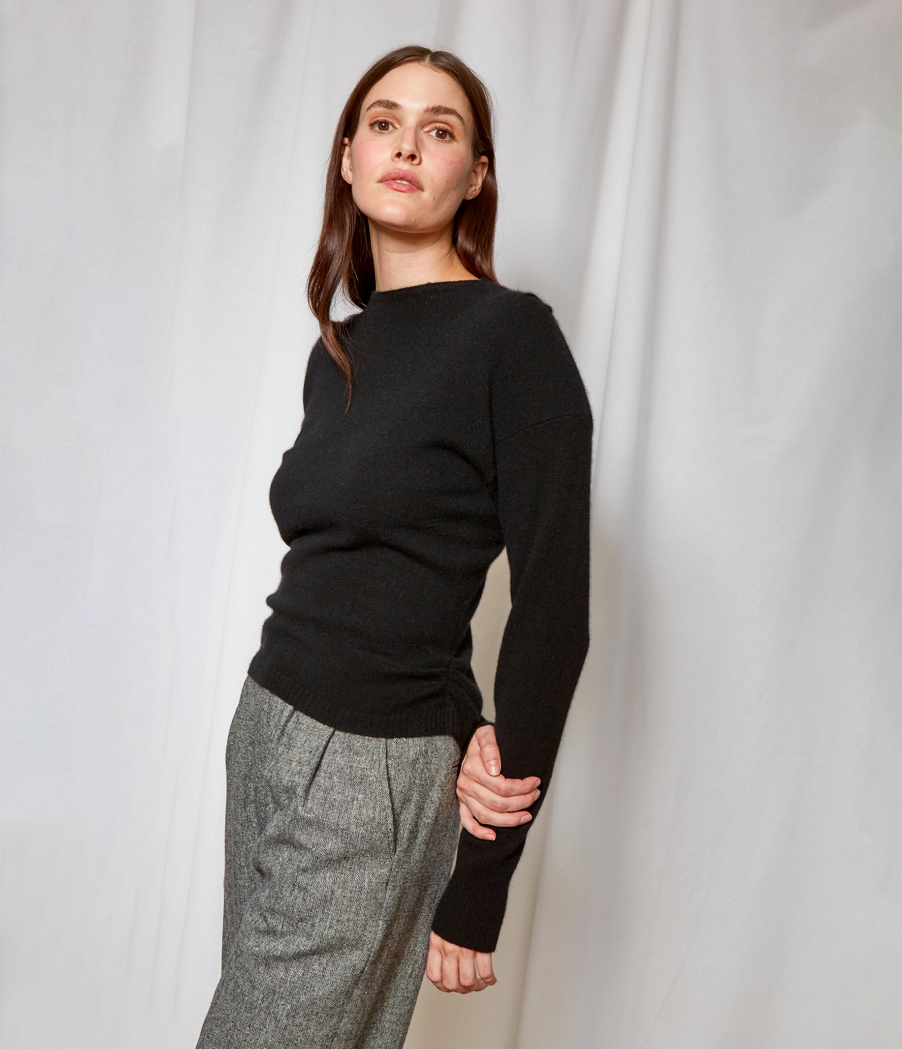 Bell Ribbed Turtleneck