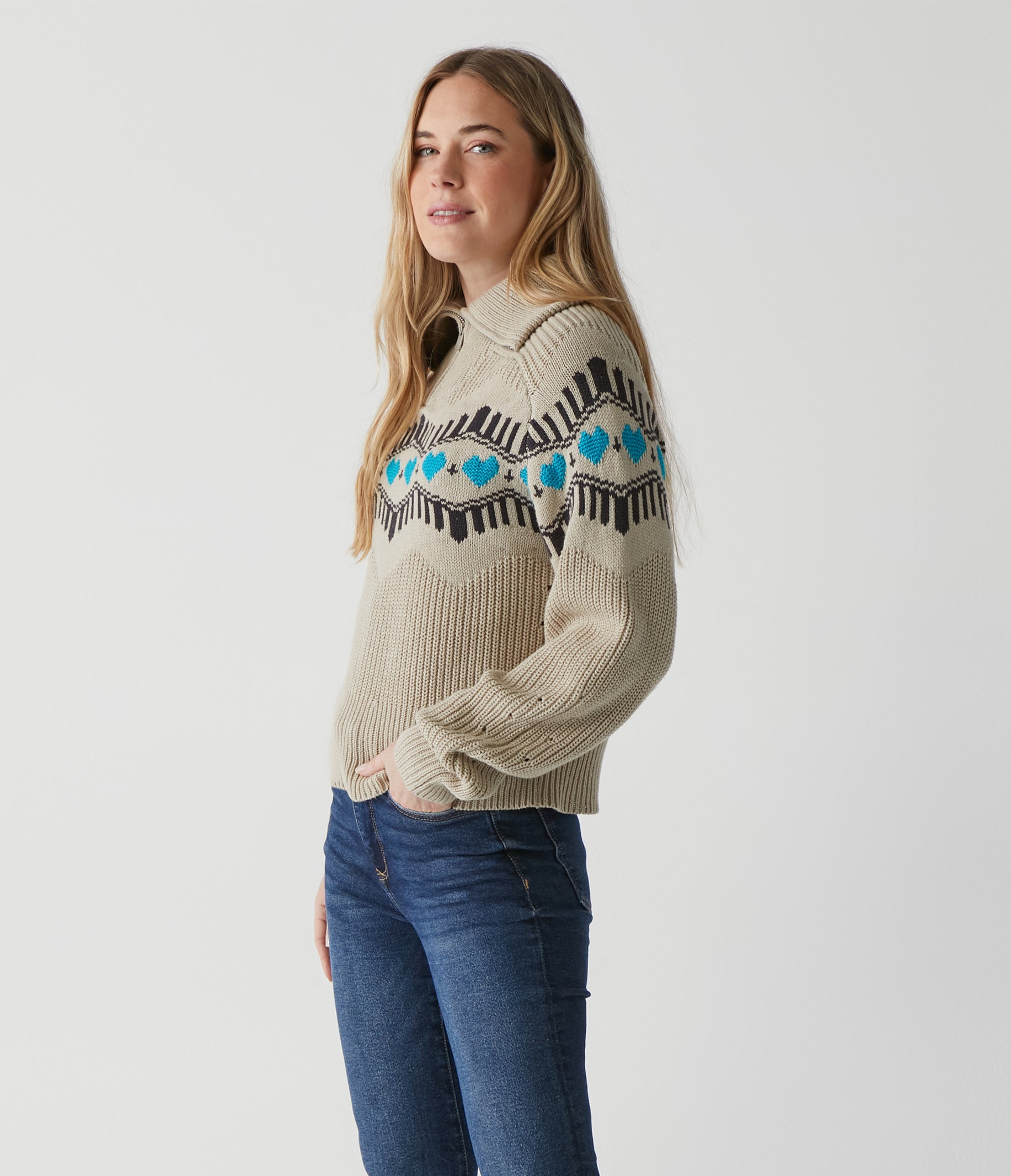 Prismatic fair isle on sale sweater