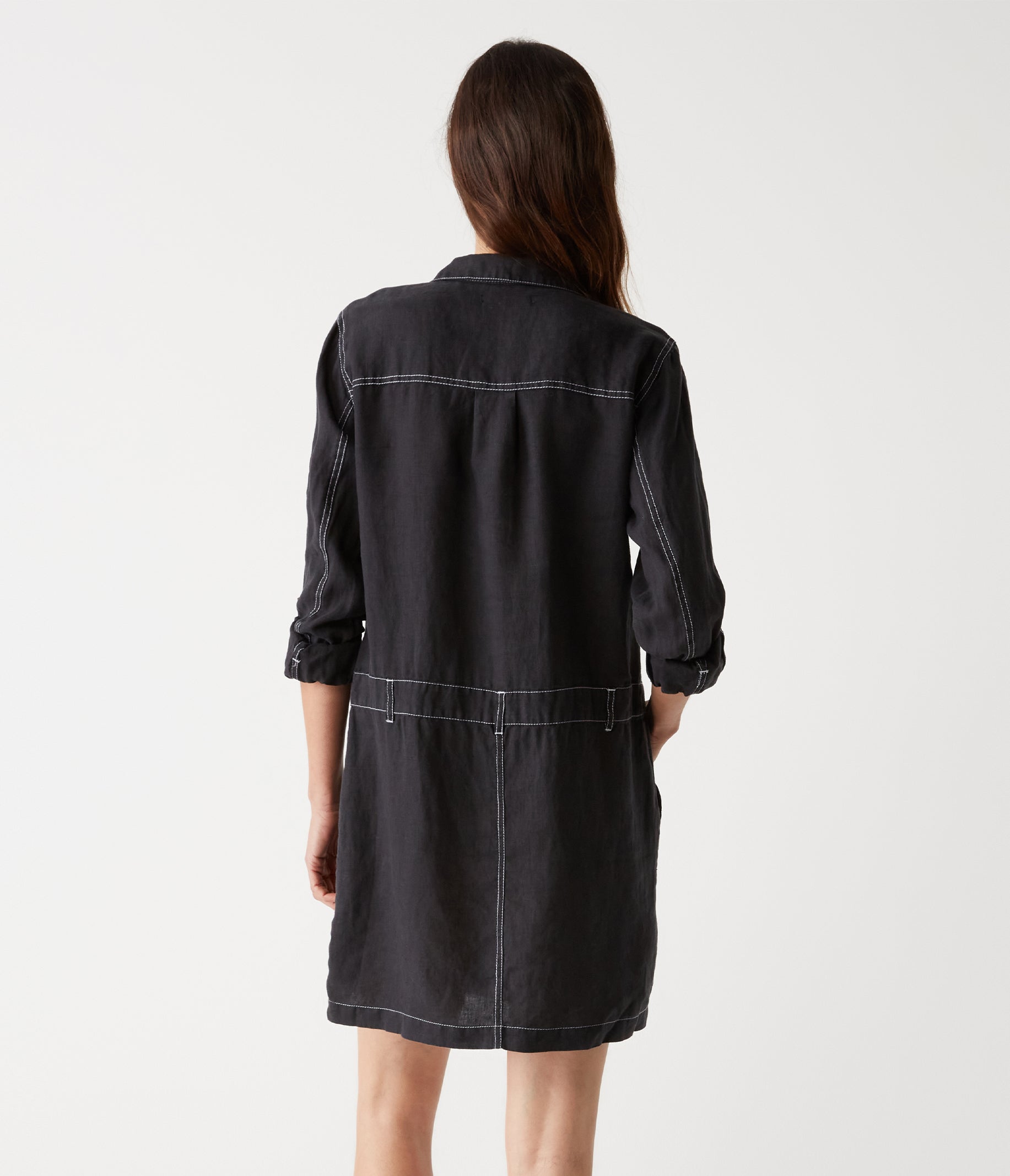 Pilar Linen Shirt Dress